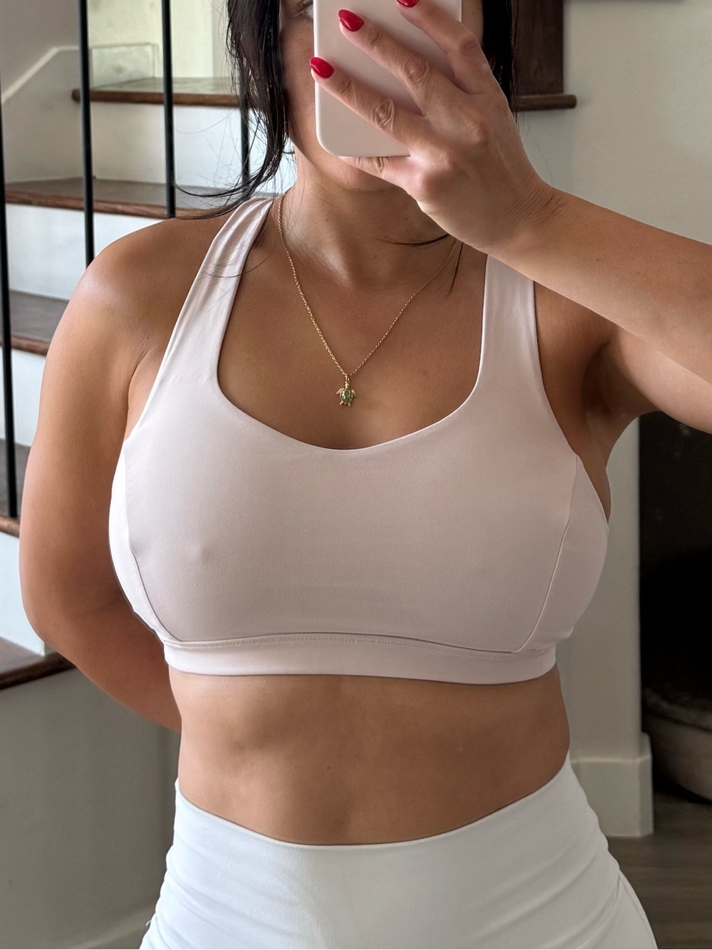 lululemon Free to Be Serene Bra C/D Cup, PINK MIST, Size 6